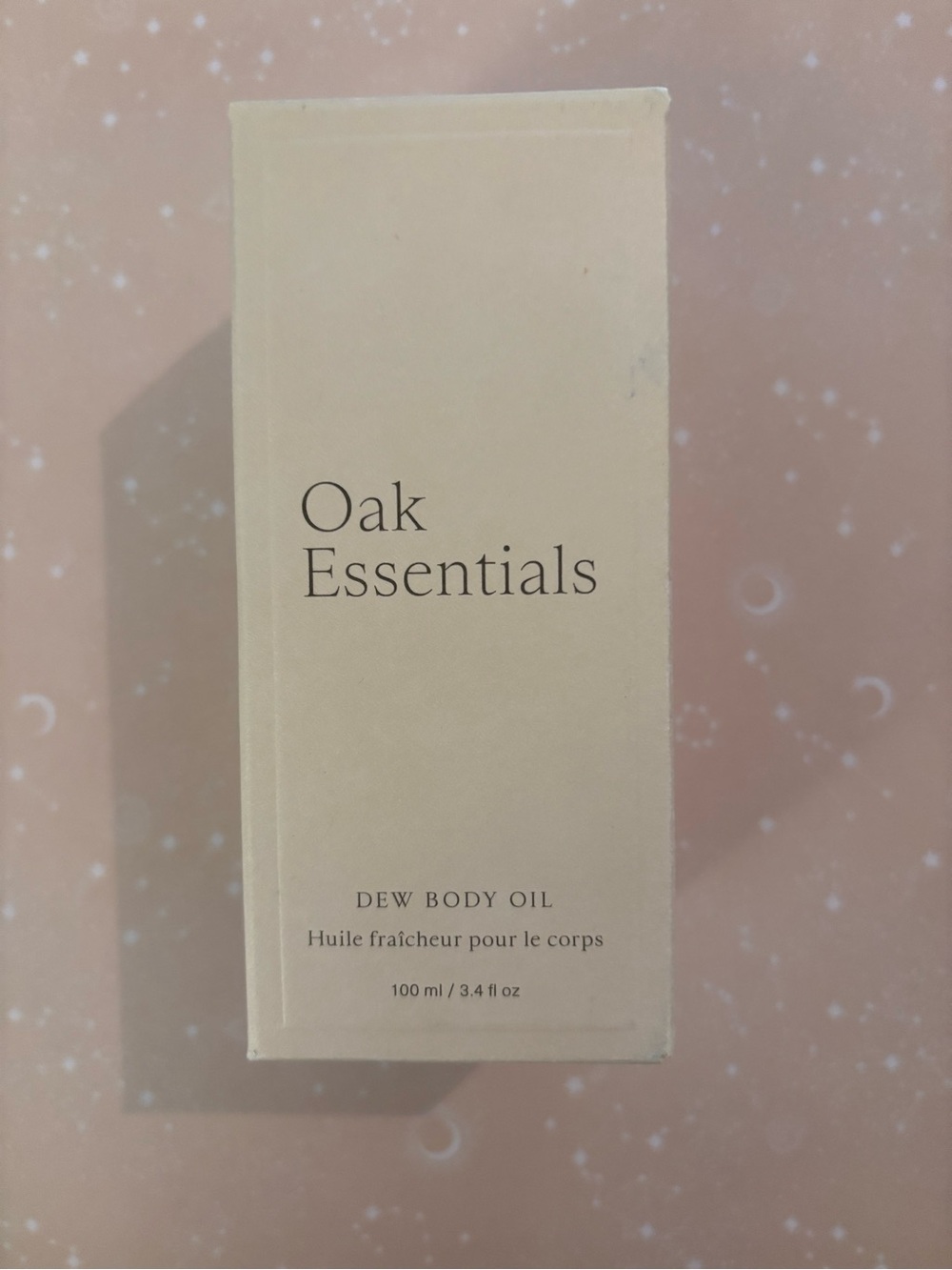Brand new in Box Oak Essentials Dew Body Oil — Cream Beige Nourishing Body Oil